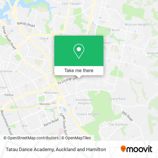 Tatau Dance Academy map