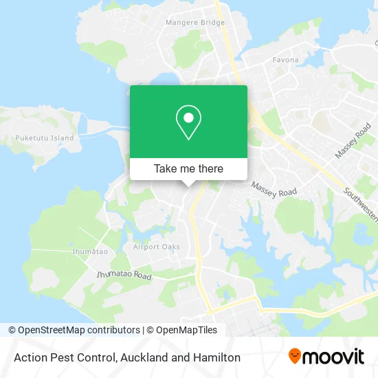 Action Pest Control map