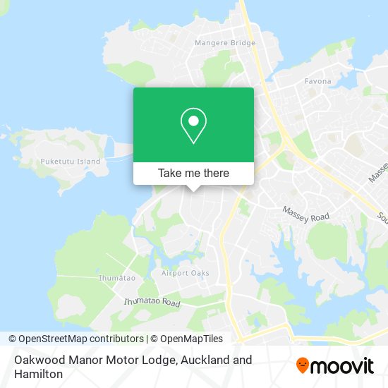 Oakwood Manor Motor Lodge map