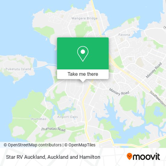 Star RV Auckland map