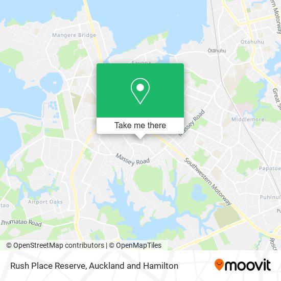 Rush Place Reserve map