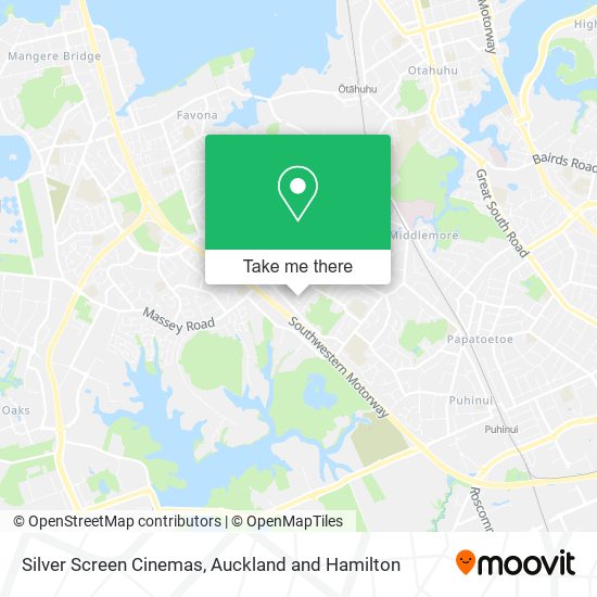 Silver Screen Cinemas map