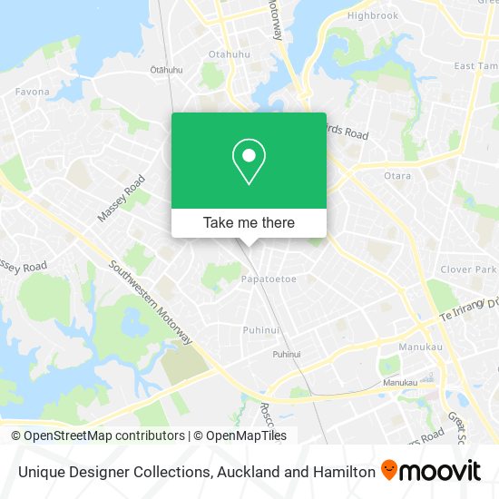 Unique Designer Collections map