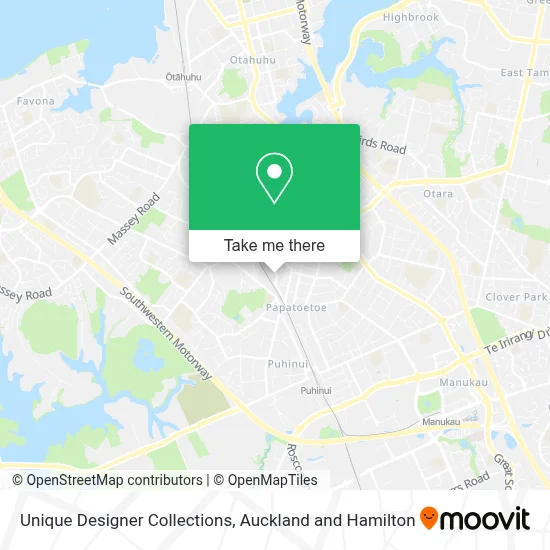 Unique Designer Collections map