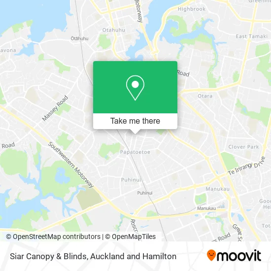 Siar Canopy & Blinds map