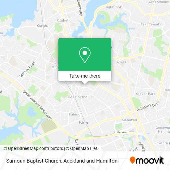 Samoan Baptist Church map
