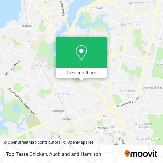 Top Taste Chicken map