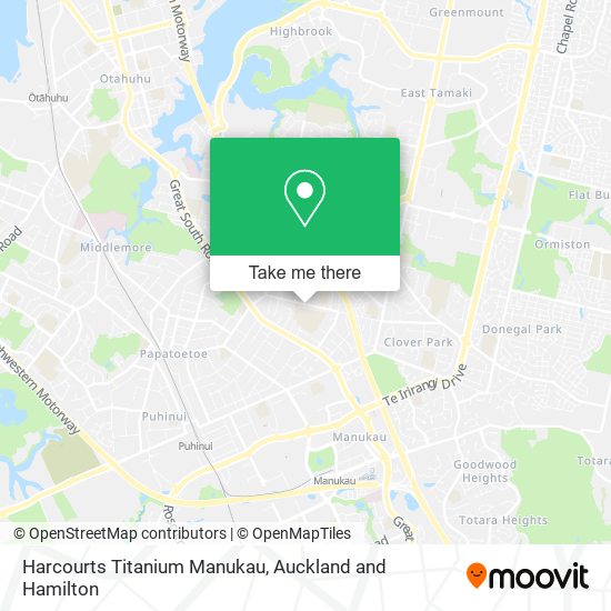Harcourts Titanium Manukau地图
