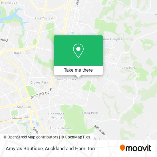 Amyras Boutique map