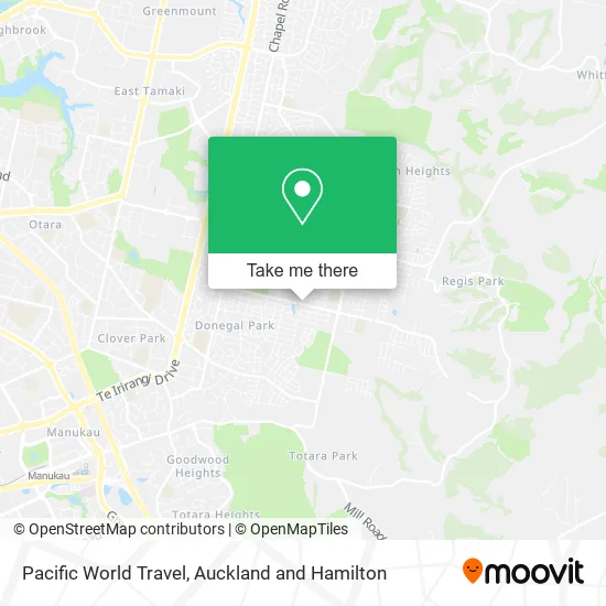 Pacific World Travel map