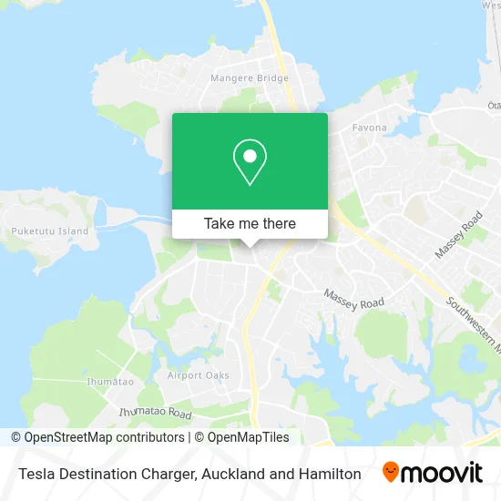 Tesla Destination Charger map
