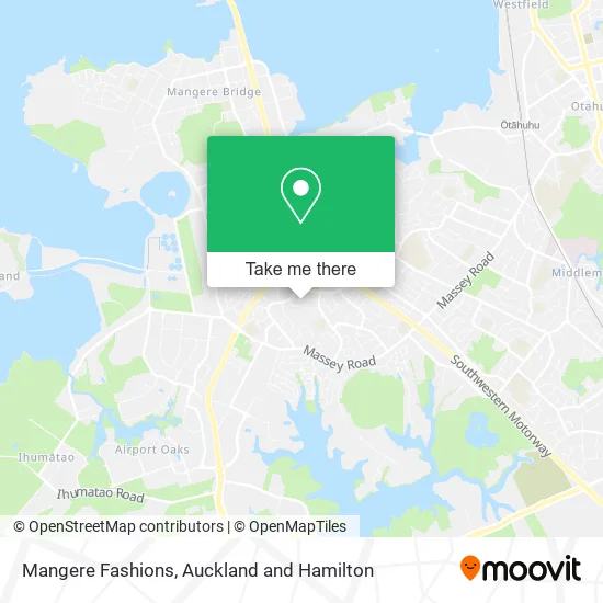 Mangere Fashions map