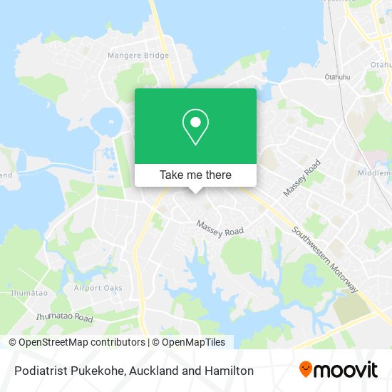 Podiatrist Pukekohe map