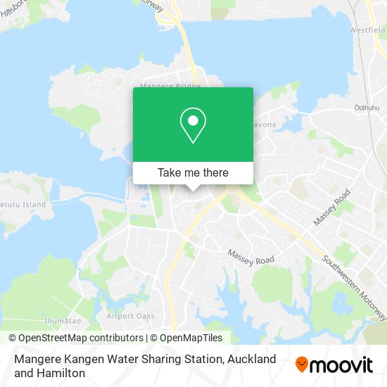 Mangere Kangen Water Sharing Station map