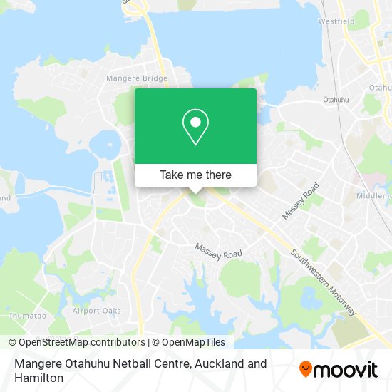 Mangere Otahuhu Netball Centre map