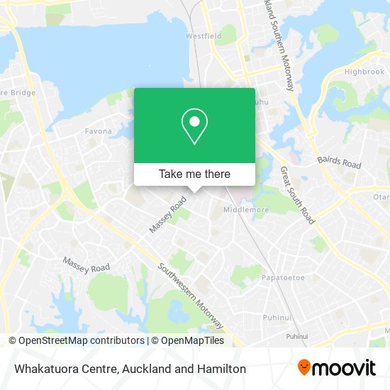 Whakatuora Centre地图