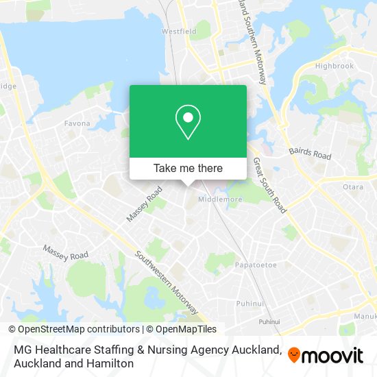 MG Healthcare Staffing & Nursing Agency Auckland地图