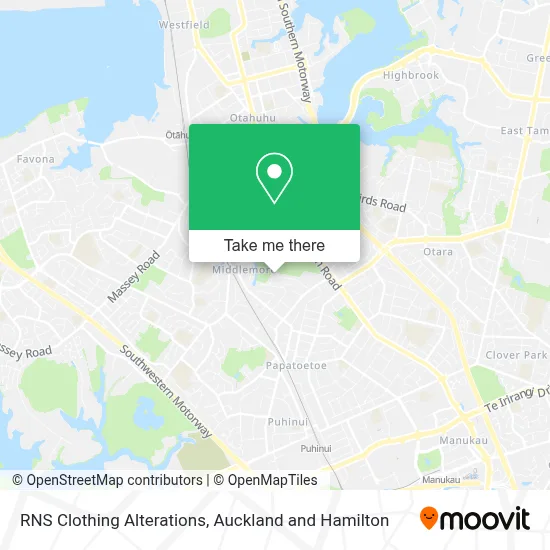 RNS Clothing Alterations map