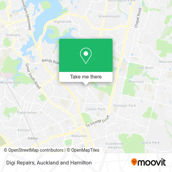 Digi Repairs map