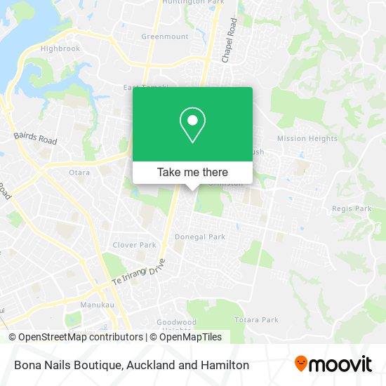 Bona Nails Boutique map