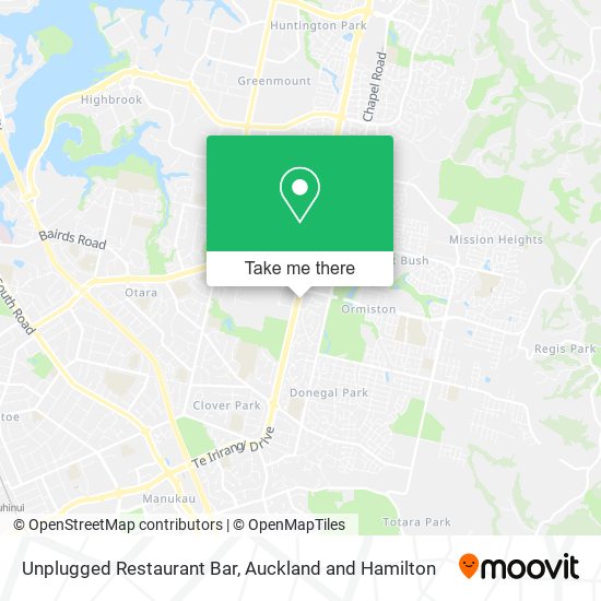 Unplugged Restaurant Bar map