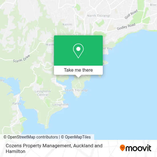 Cozens Property Management map