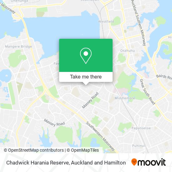 Chadwick Harania Reserve map