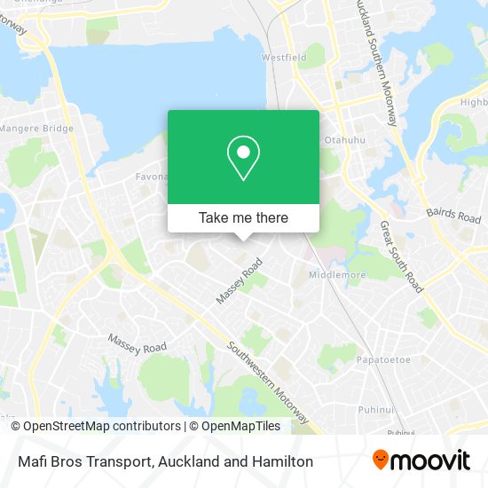 Mafi Bros Transport map