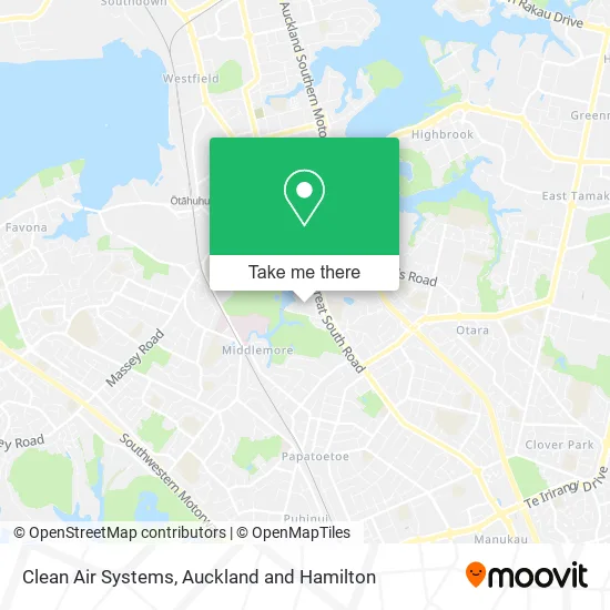 Clean Air Systems map