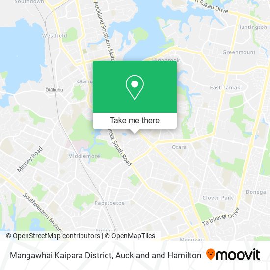 Mangawhai Kaipara District地图