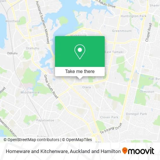 Homeware and Kitchenware map