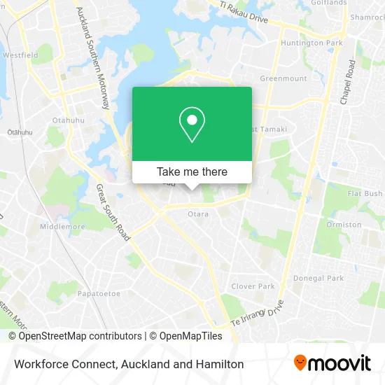Workforce Connect map