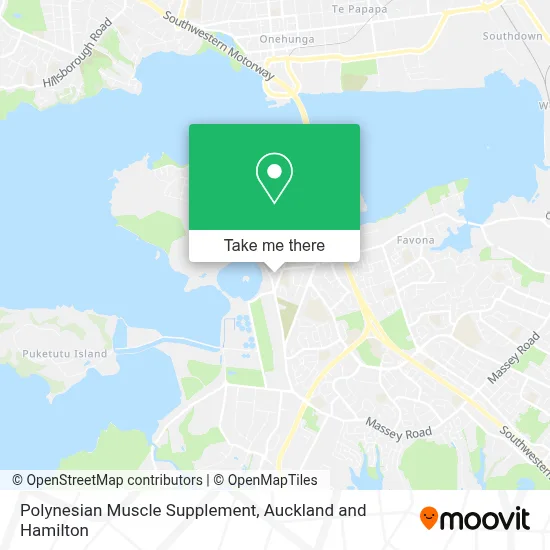 Polynesian Muscle Supplement map