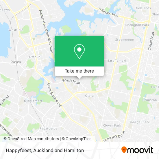 Happyfeeet map