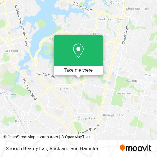 Snooch Beauty Lab map