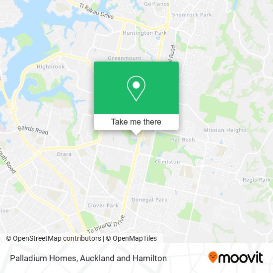 Palladium Homes map