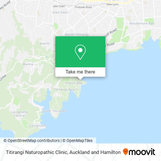 Titirangi Naturopathic Clinic map