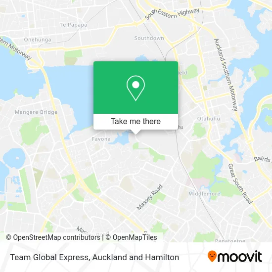 Team Global Express map