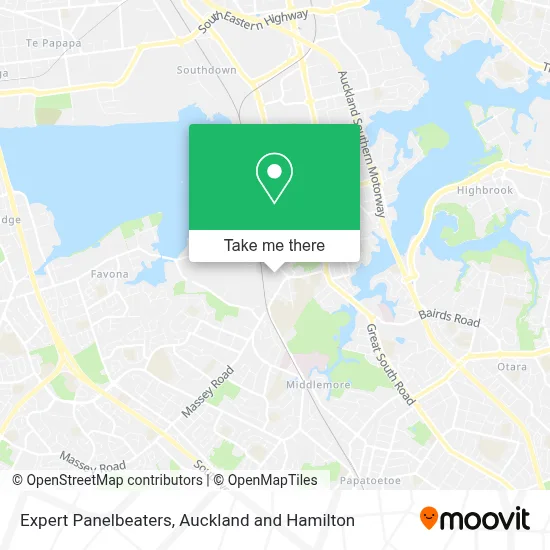 Expert Panelbeaters map