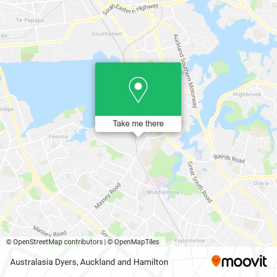Australasia Dyers map