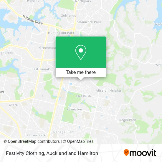 Festivity Clothing map