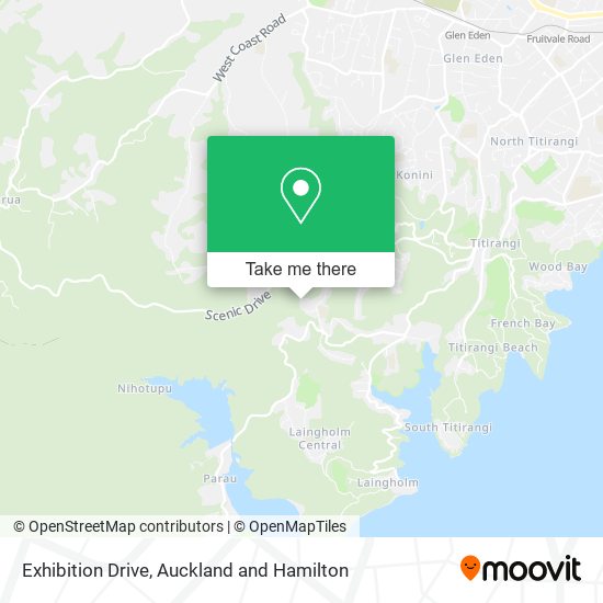 Exhibition Drive map