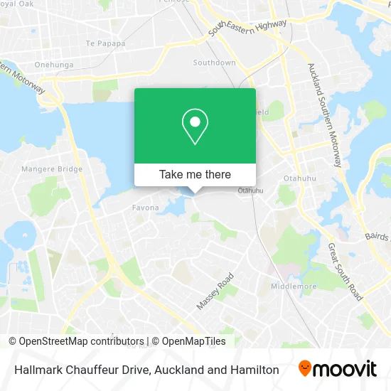 Hallmark Chauffeur Drive map