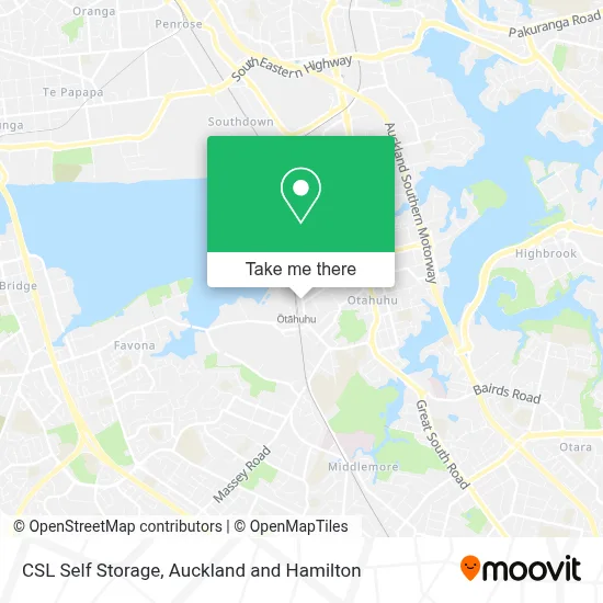 CSL Self Storage map