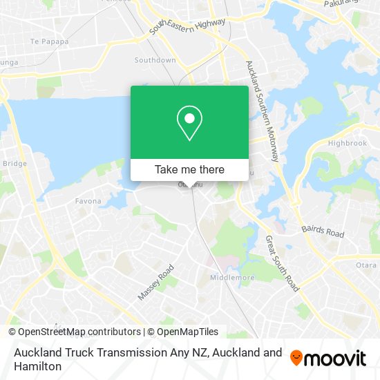 Auckland Truck Transmission Any NZ map