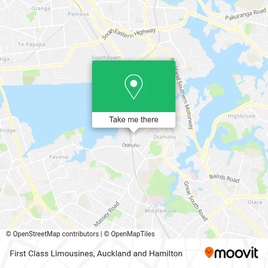 First Class Limousines map