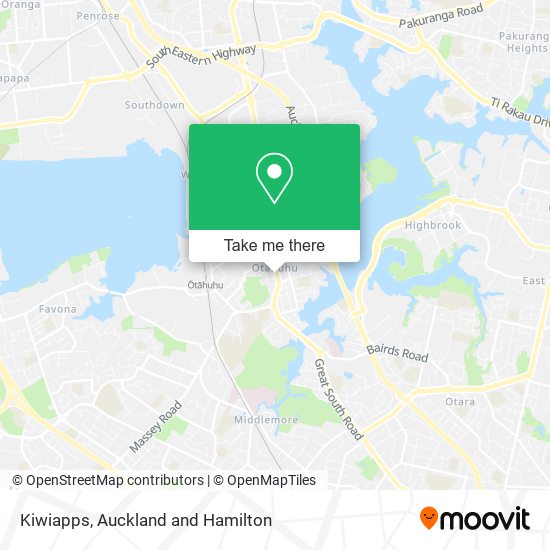 Kiwiapps map