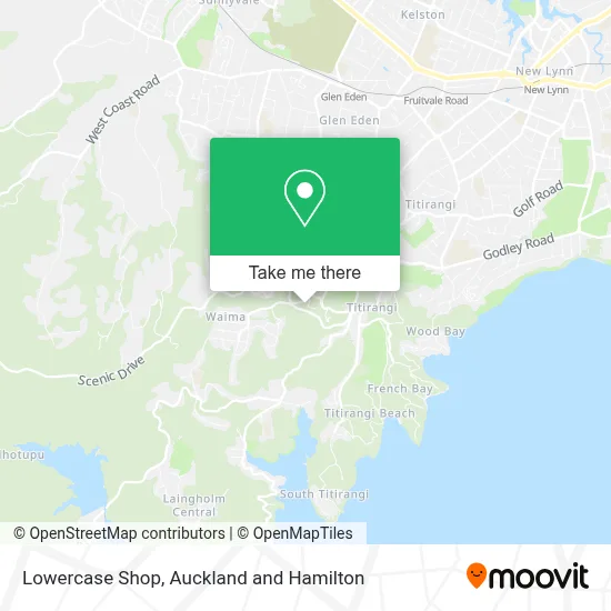Lowercase Shop map