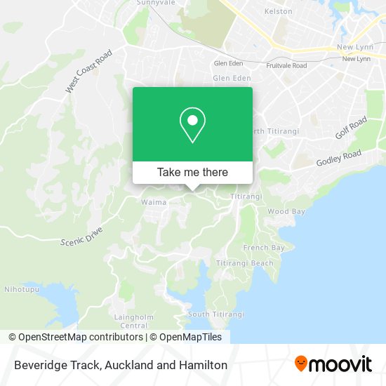 Beveridge Track map