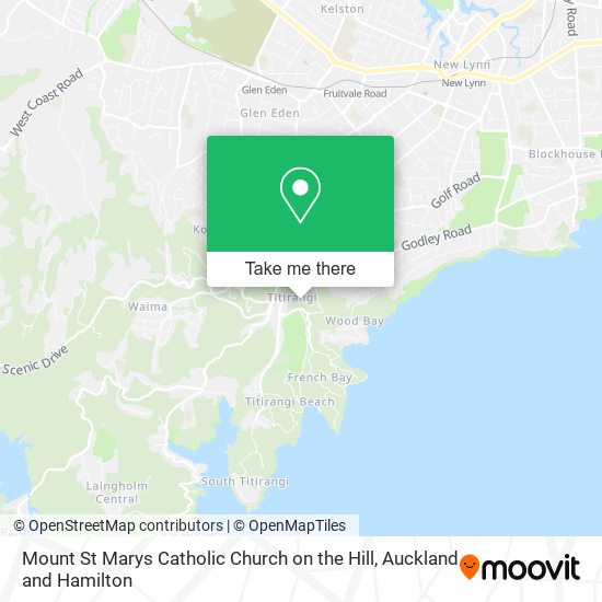 Mount St Marys Catholic Church on the Hill map